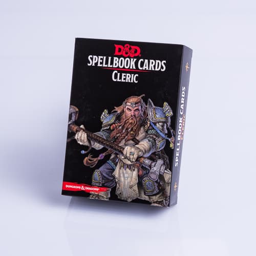 Spellbook Cards Cleric Dungeons and Dragons