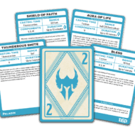 Spellbook Cards Paladin Dungeons and Dragons
