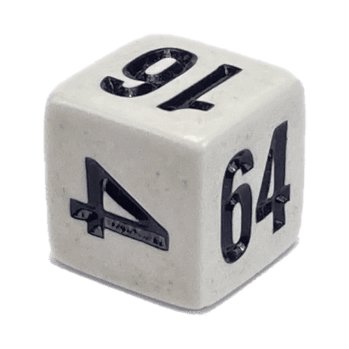Backgammon Dobbelsteen Verdubbeldobbelsteen (Cube) 16mm