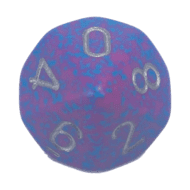 10 Vlakken Tienzijdige Dobbelsteen Speckled Tetra